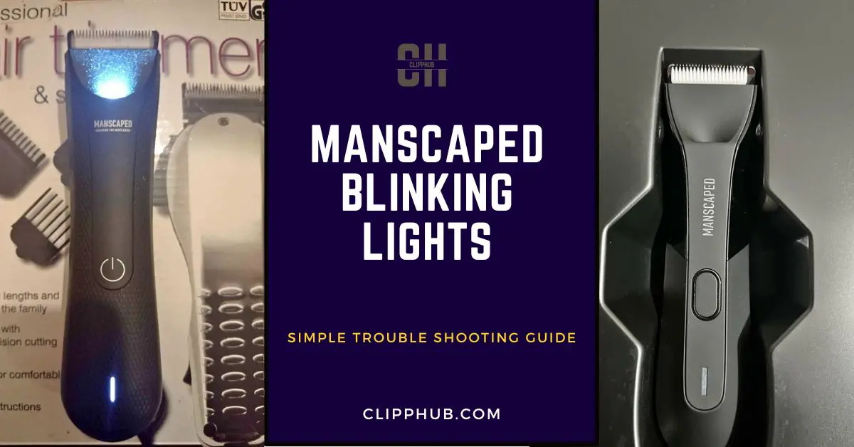 Manscaped Blinking lights