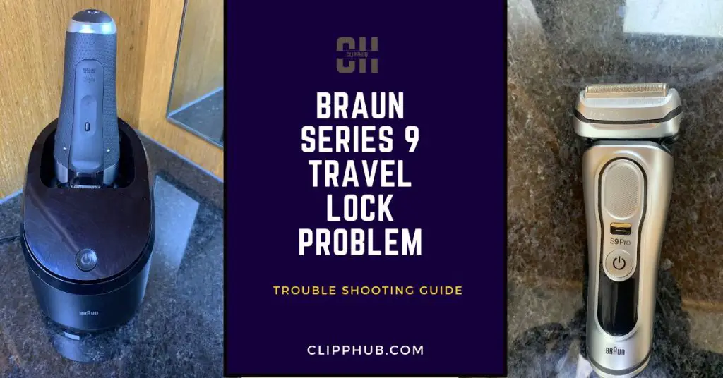 Braun Series 9 travel lock problem (Troubleshooting Tips & tricks)