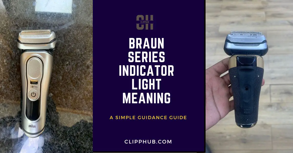 Braun Series Indicator Lights Meaning