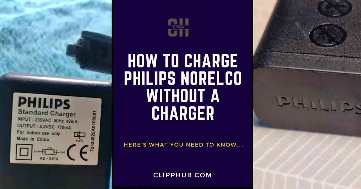 How to charge Philips Norelco without a Charger