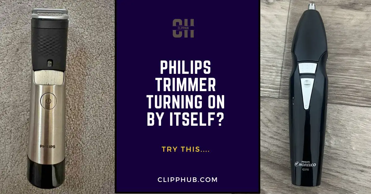 Philips Trimmer Turning On by Itself